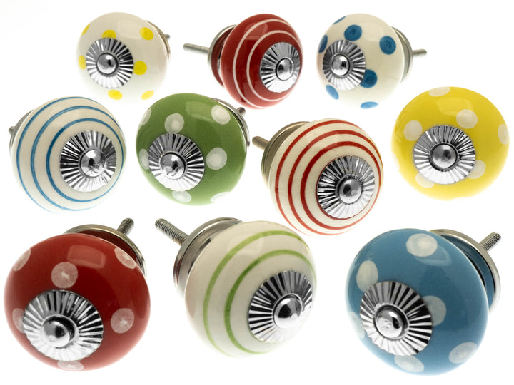 Classic & Vintage Ceramic Knobs – Ideal for Doors, Drawers, Wardrobes ...